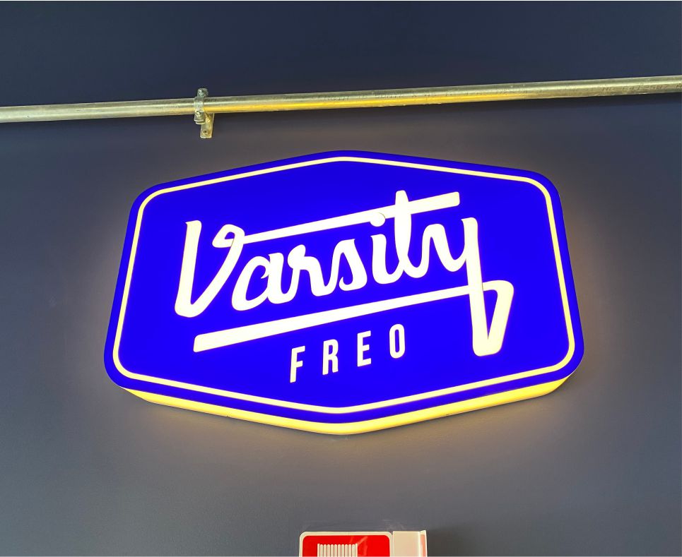 Varsity sign