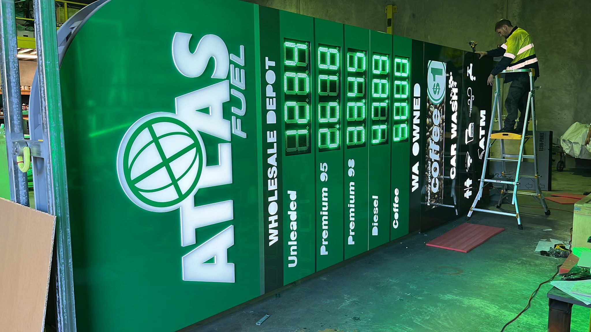ATLAS FUEL STATION SIGNAGE Signs & Lines