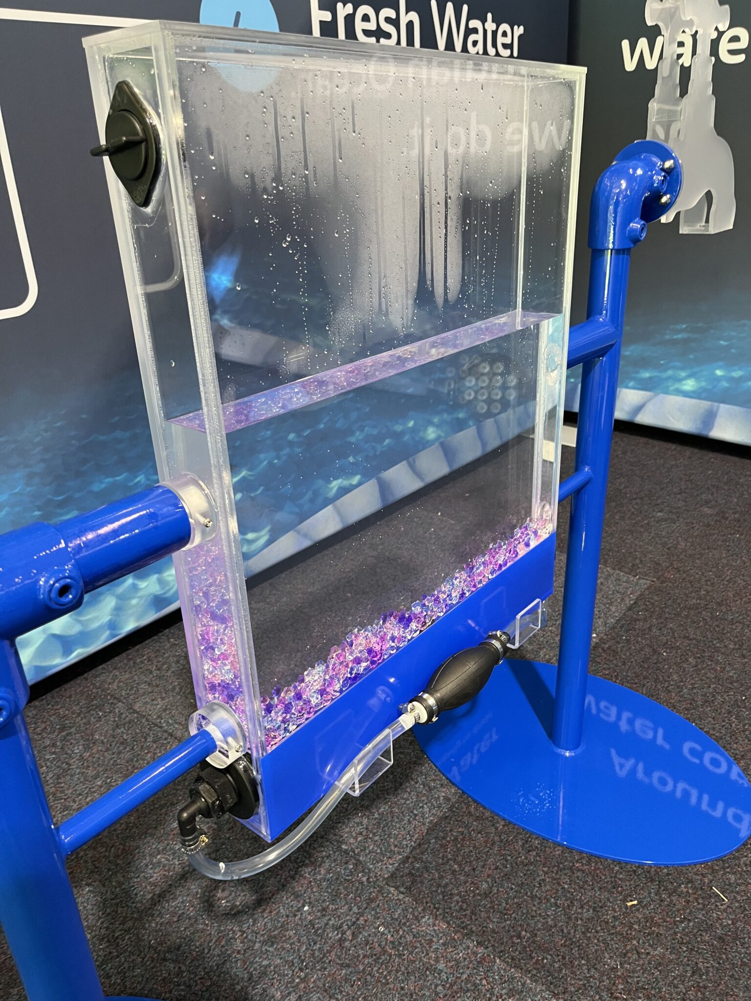 Interactive Water Display WATERCORP INTERACTIVE SIGNAGE EXHIBIT - Signs & Lines